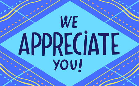 Gift Card - An Appreciation Note!