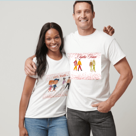 (G)Valentine Couple T-Shirts - Theme 1