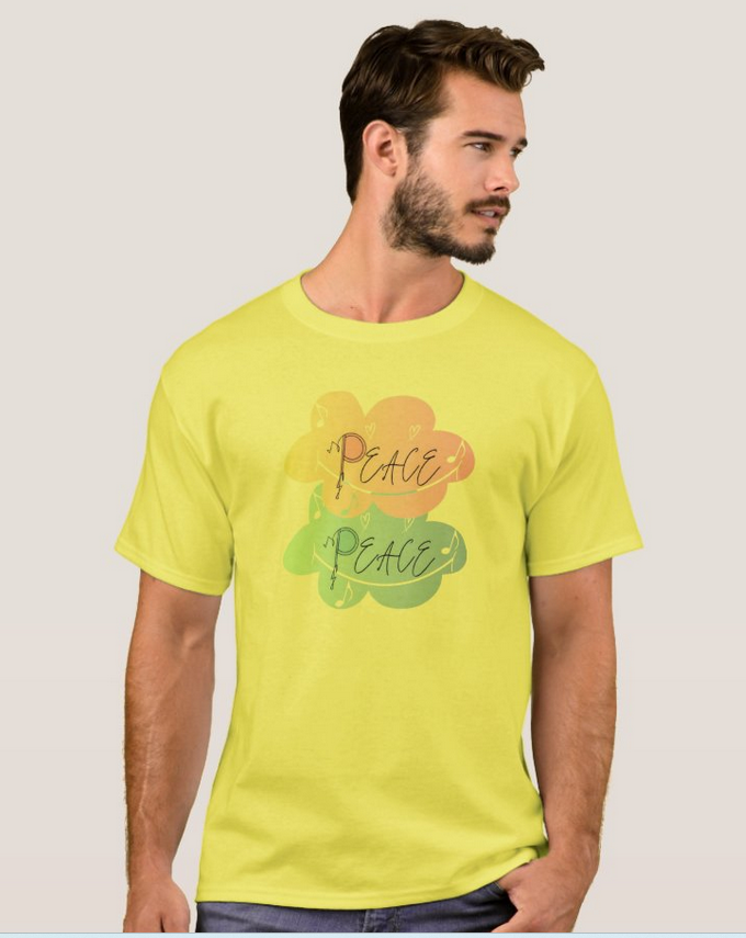 (I) Peace (music is peace theme design) Tees - Image 10