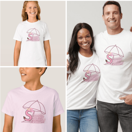 (I) "Simply Chillin" - Tshirts for Adults & Kids