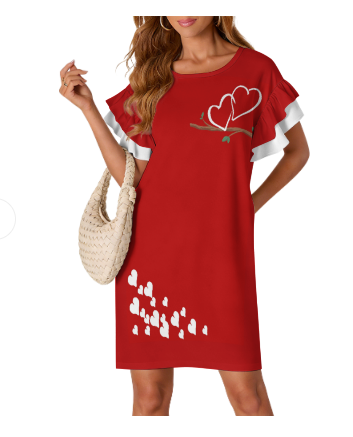 (GI) Valentine Ruffle Dress